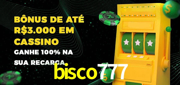 bisco777 melhor bônus de depósito